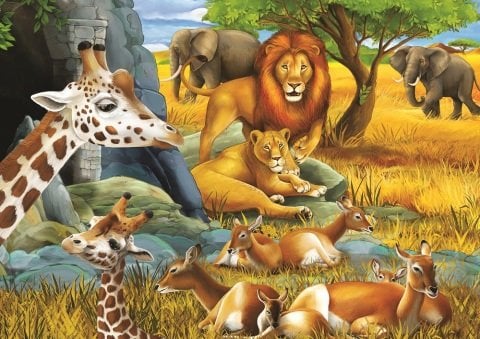 Art Çocuk Puzzle Orman Hayvanları 200 Parça