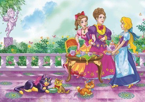 Art Çocuk Puzzle Hizmetçi Prenses 200 Parça