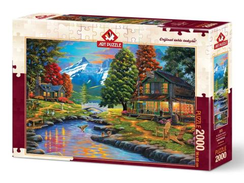 Art Puzzle İki Yaka Bir Orman 2000 Parça Puzzle