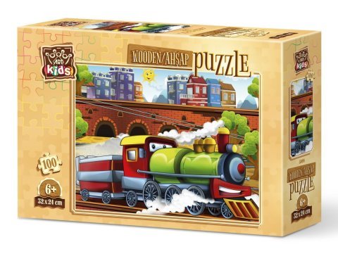 Art Kids Nereye Çufçufluyoruz? 100 Parça Ahşap Puzzle