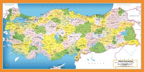 Art Puzzle Türkiye Haritası 123 Parça Puzzle