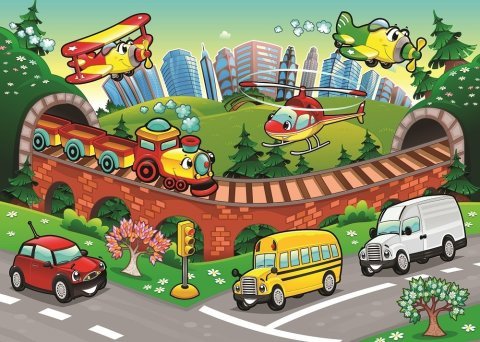 Art Çocuk Puzzle Trafik 50 Parça