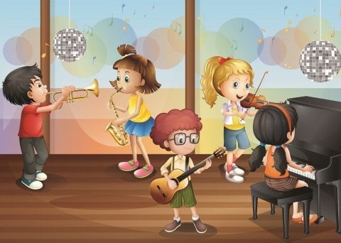 Art Çocuk Puzzle Küçük Orkestra 100 Parça