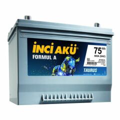 İnci Akü 12 Volt 75 Amper Formul A Taurus 600SAE Ters Kutup İstanbul - Gebze Yerinde Montaj