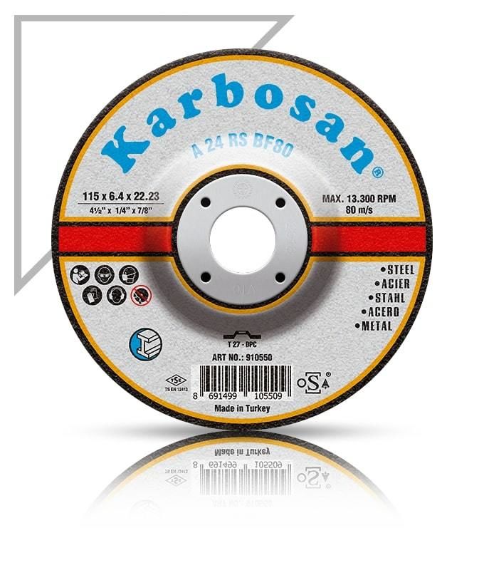 KARBOSAN 910550 METAL ÇAPAKALMA DİSK 115x6,4x22 mm