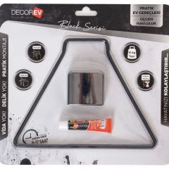 Decorev Dc-5058 Üçgen Havluluk Siyah