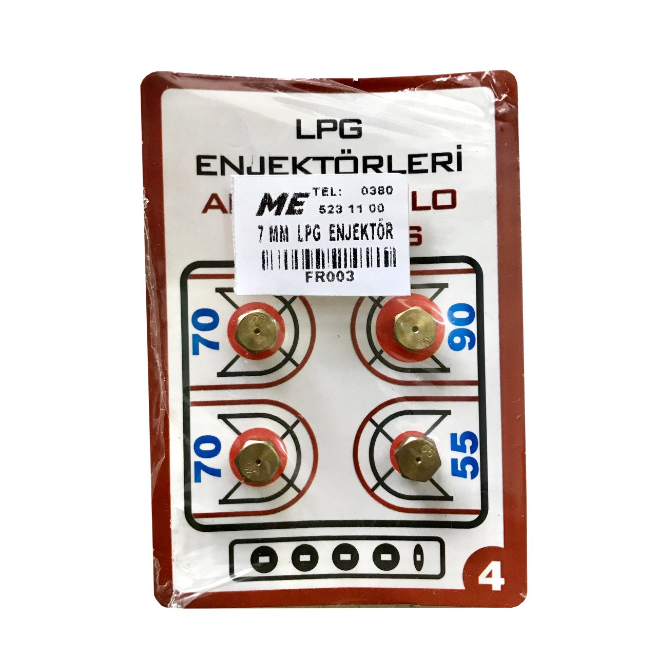 OCAK ENJEKTÖR 7 MM LPG