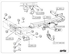 MERCEDES ML SINIFI W166 ORİS ÇEKİ DEMİRİ 2005 - 2015