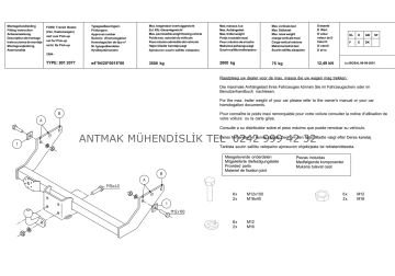 FORD TRANSİT PANELVAN 1993-2001 MODEL YILI ARASI ORİS ÇEKİ DEMİRİ