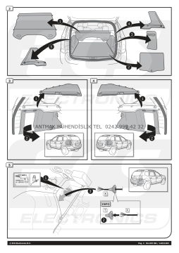 DACIA DUSTER 2013 MODEL VE ÜZERİ 7 PİNLİ ORİJİNAL ELEKTRİK TESİSATI