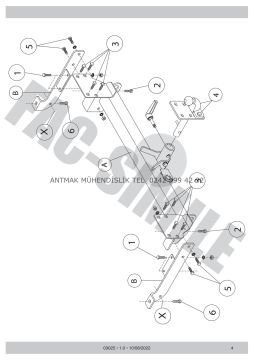 LAND ROVER RANGE ROVER ( LM ) 2002-2012 MODEL YILI ARASI FLANŞLI ÇEKİ DEMİRİ