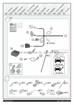 PEUGEOT 3008, 5008, 508, OPEL GRANDLAND,X, CİTROEN C5 AİRCROSS VE DS7 2016 MODEL VE ÜZERİ 13 PİNLİ ORİJİNAL ELEKTRİK TESİSATI