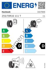 Hankook 255/70R16 A/T2 RF11 Dot 2023