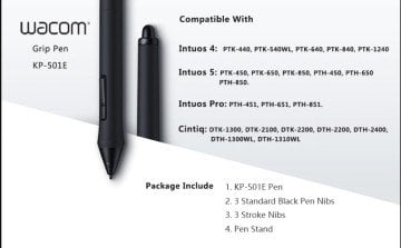 Wacom Grip Pen KP-501E