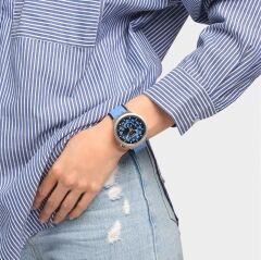 Swatch AZURE BLUE DAZE SB07S106 Kol Saati