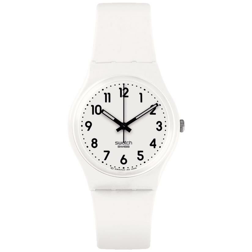 Swatch JUST WHITE SOFT SO28W107-S14 Kol Saati