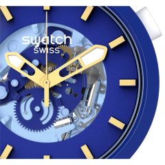 Swatch SB05N105 BOUNCING BLUE Kol Saati