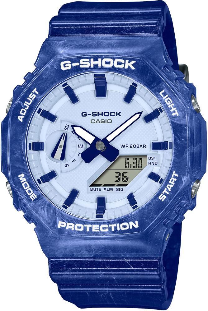 Casio G-Shcock GA-2100BWP-2ADR Erkek Kol Saati