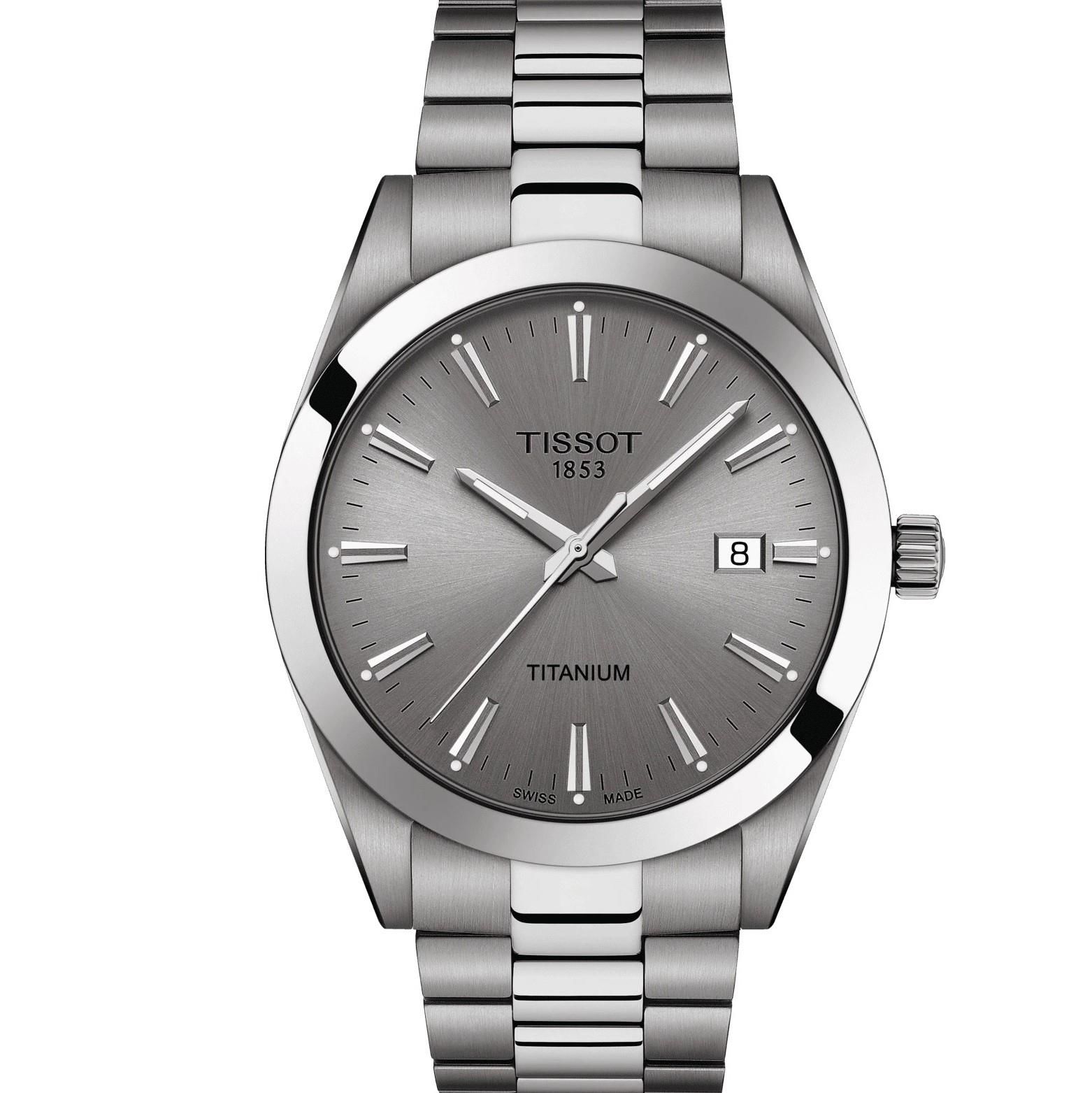 Tissot T1274104408100 Gentleman Titanium Erkek Kol Saati T127.410.44.081.00