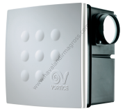 Vortice Vort Quadro IT Micro 100 I TIMER [75/100m³/h] Zaman Saatli Duvar Tipi Radyal Fan