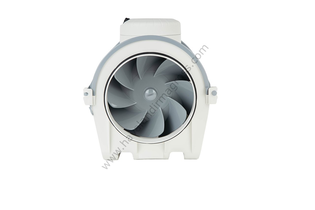 S&P TD Evo-100 Plastik Yuvarlak Karma Akışlı Kanal Tipi Fan [210m³/h]