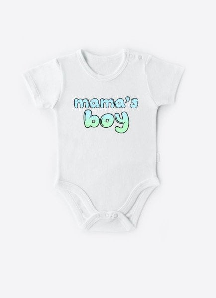 Organik Ask Erkek Bebek Anneler Günü Body-1