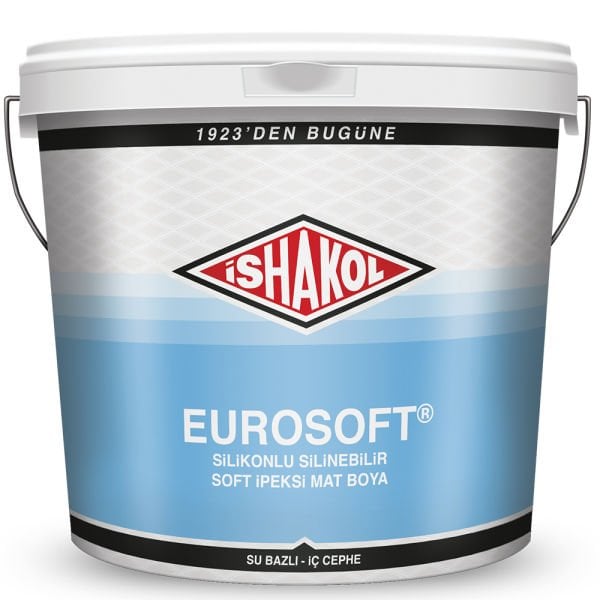 İshakol Eurosoft Silikonlu Silinebilir Soft İpeksi Mat Boya