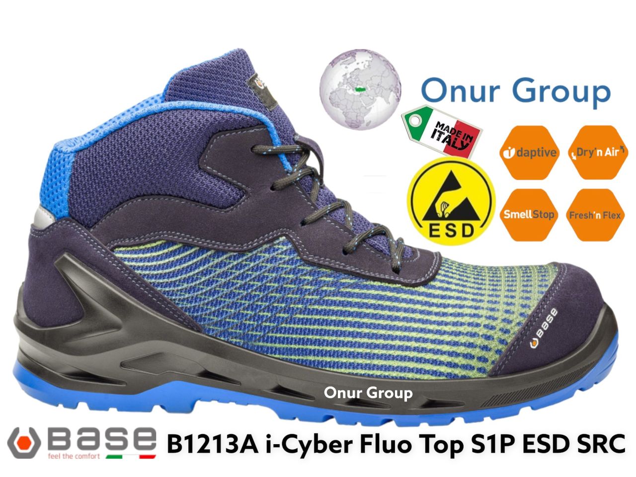 Base B1213A i-Cyber Fluo Top S1P ESD SRC