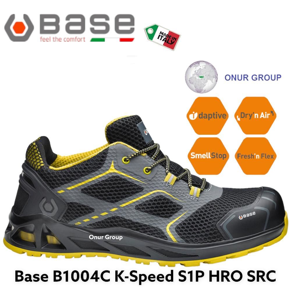 Base B1004C K-Speed S1P HRO SRC İtalyan İş Güvenliği Ayakkabısı