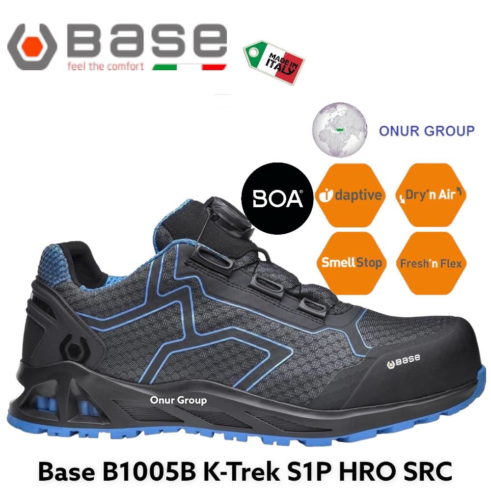 Base B1005B K-Trek S1P HRO SRC İtalyan İş Güvenliği Ayakkabısı
