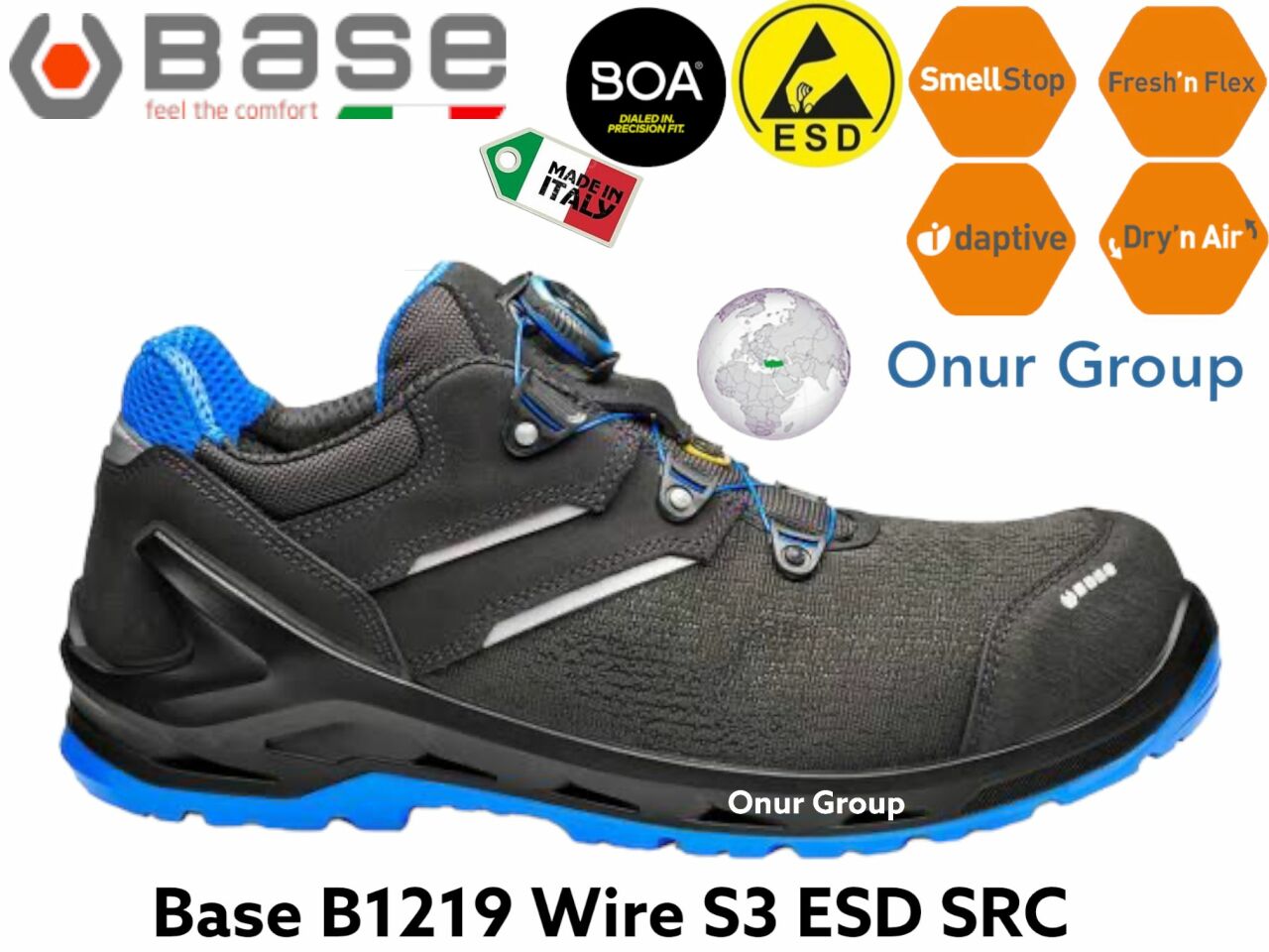 Base B1219 Wire S3 ESD SRC