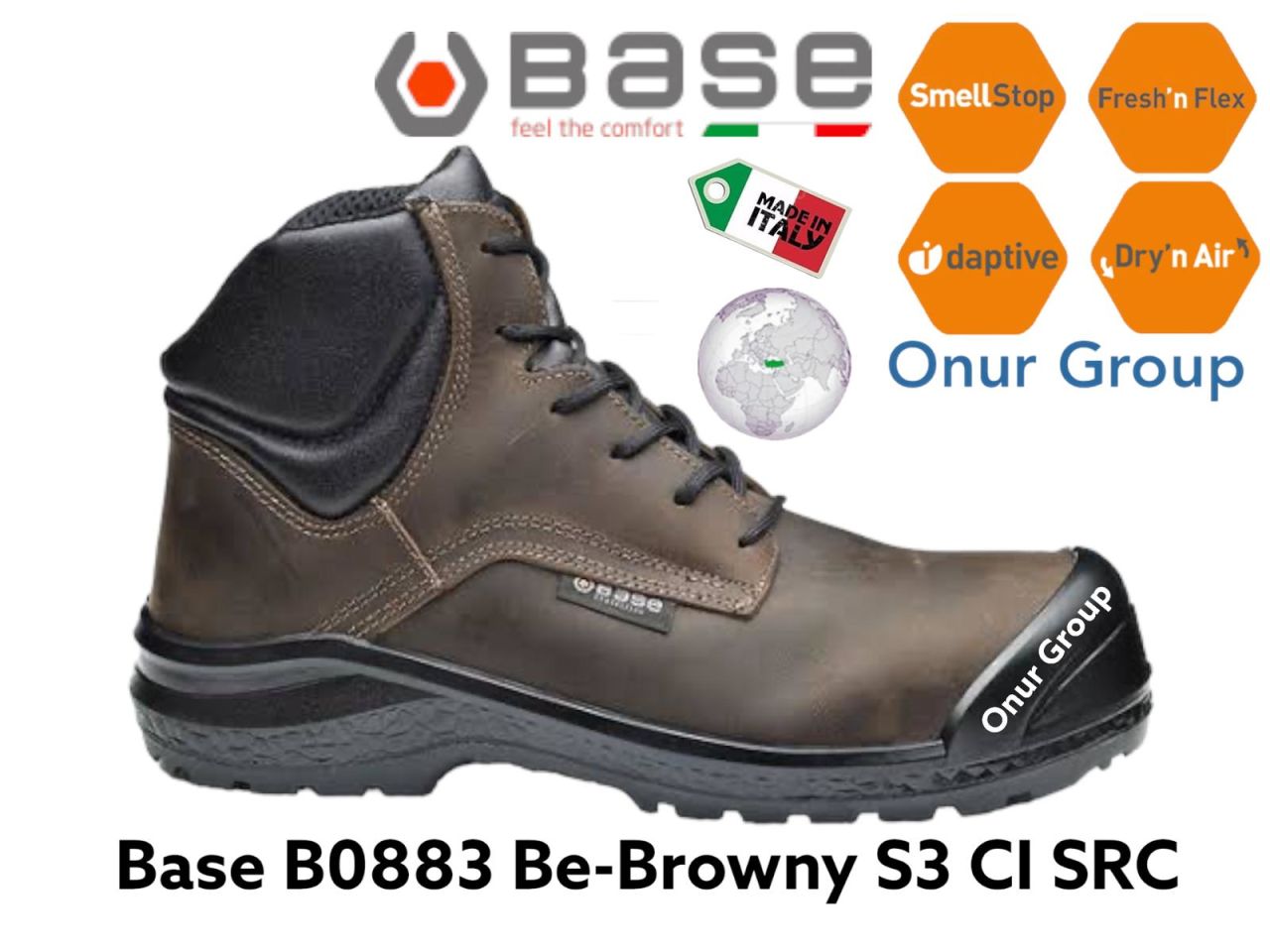 Base B0883 Be-Browny Top S3 CI SRC