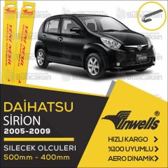 Daihatsu Sirion Muz Silecek Takımı (2005-2009) İnwells