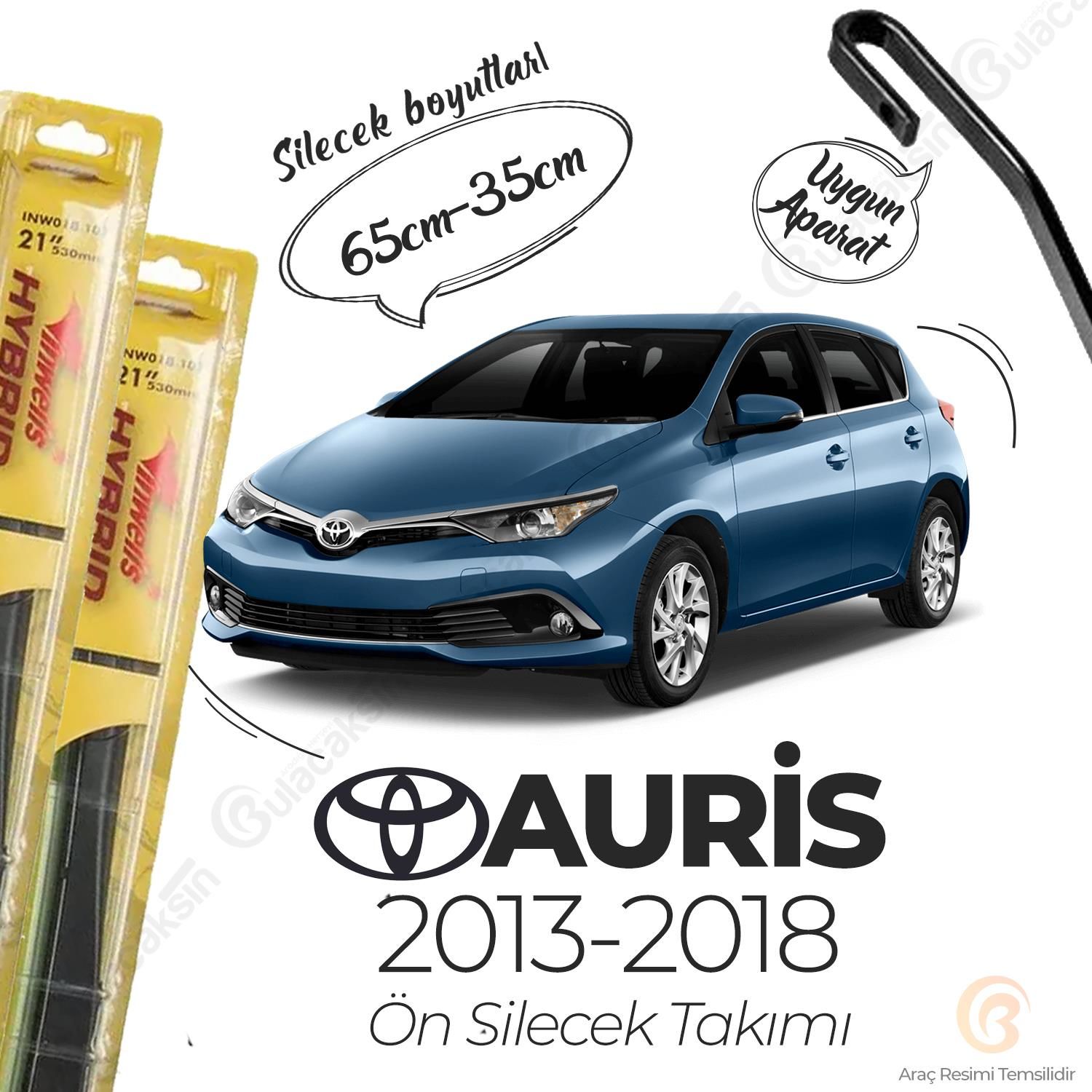 Toyota Auris Silecek Takımı (2013-2018) İnwells Hibrit