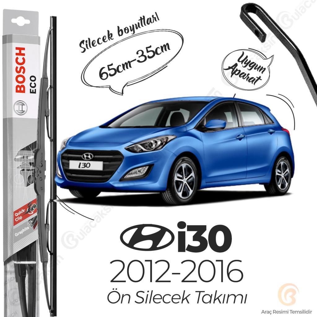 Bosch Eco Ön Silecek Takımı Hyundai i30 2012-2016 ile uyumlu