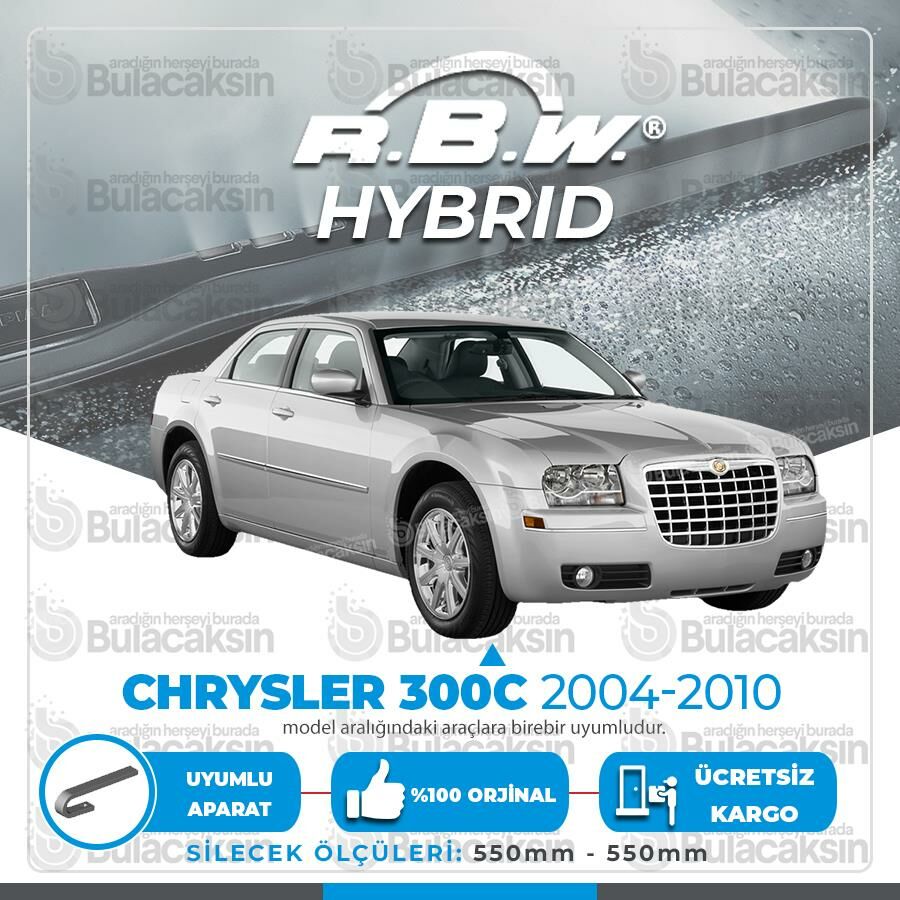 Chrysler 300C Ön Silecek Takımı (2004-2010) RBW Hibrit