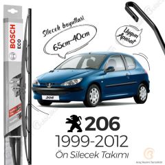 Bosch ECO Peugeot 206 1999 - 2012 Ön Silecek Takımı