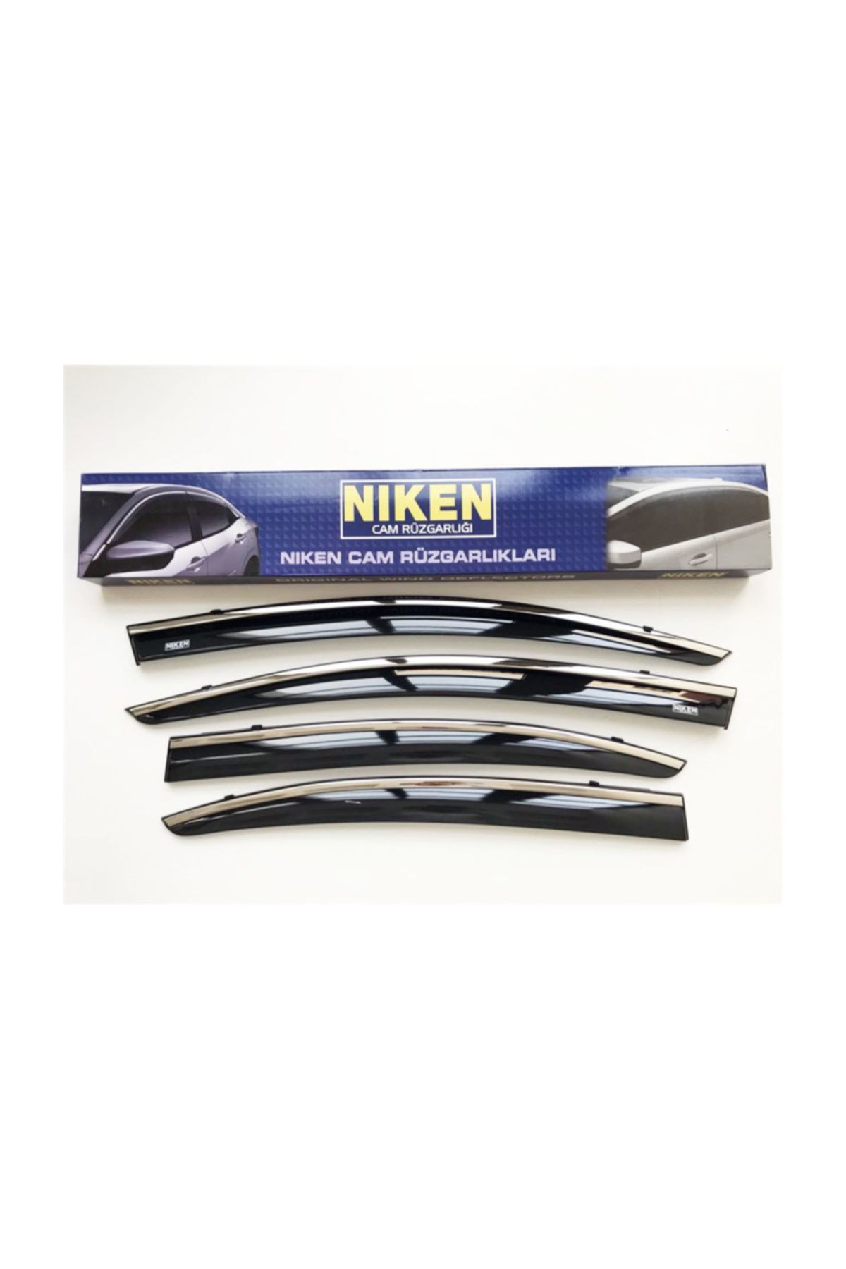 Niken Kromlu Cam Rüzgarlığı Ford Fiesta 2009-2018 ile uyumlu