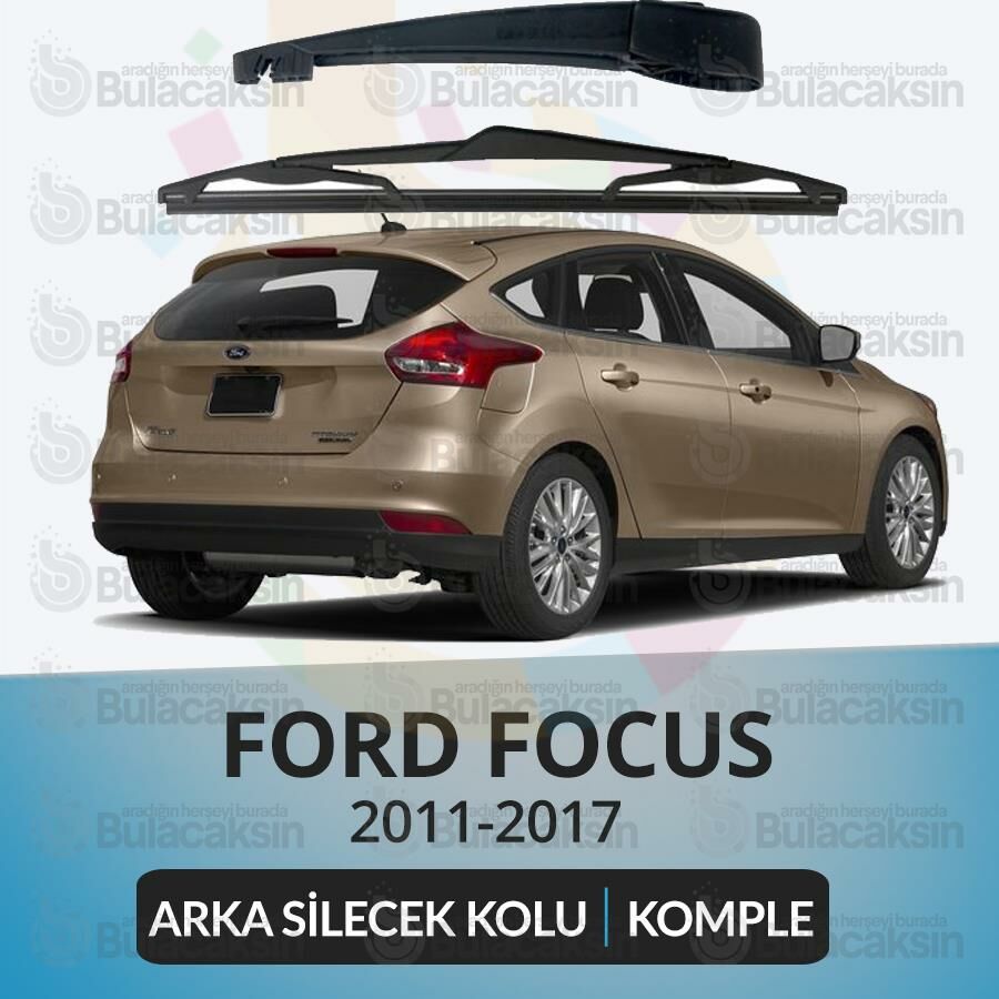 Ford Focus Turnier 2011-2017 Arka Silecek Kolu Ve Süpürgesi Seti