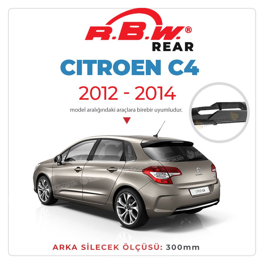 Citroen C4 Arka Silecek (2012-2014) RBW