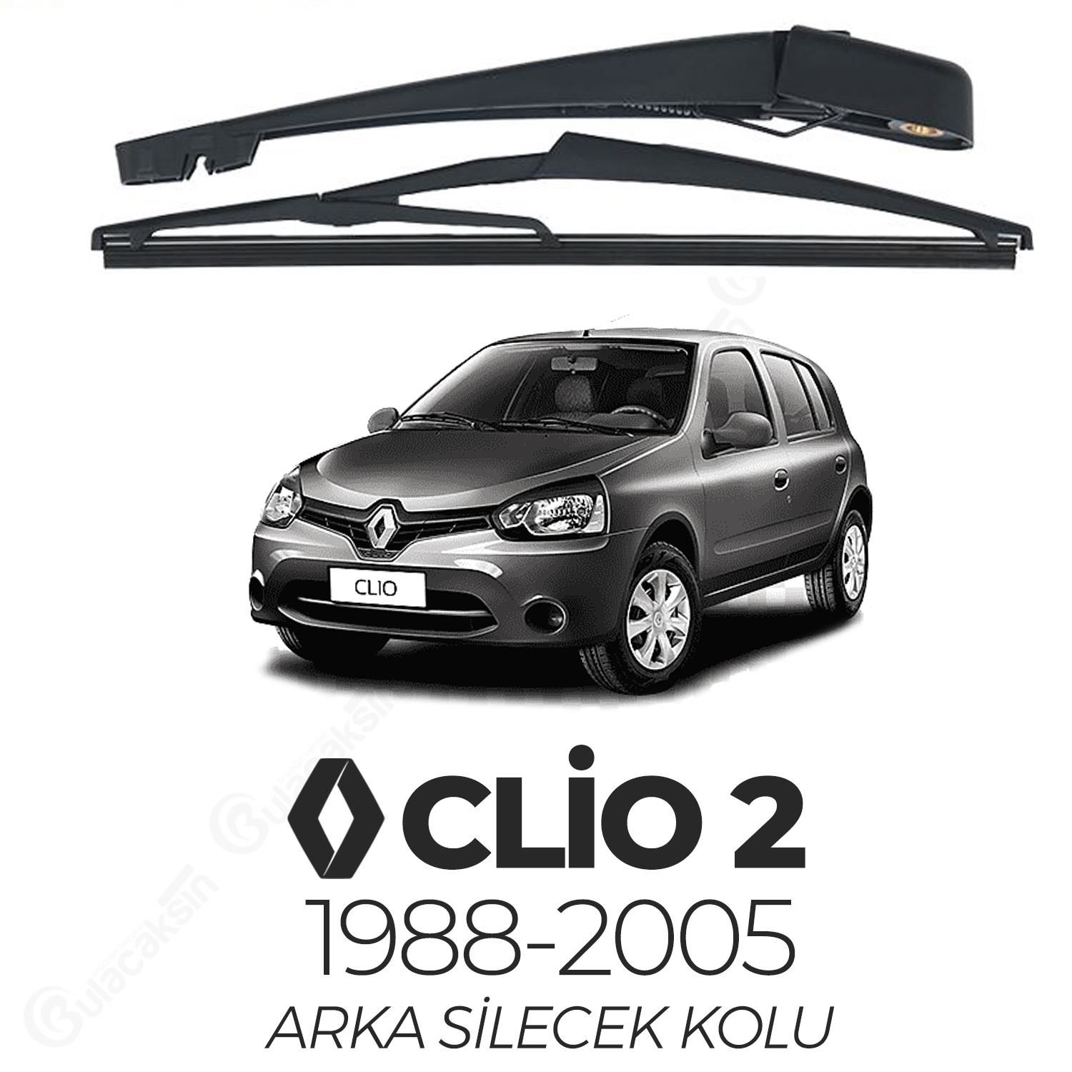 Renault Clio 2 1998-2005 Komple Arka Silecek Kolu Ve Süpürgesi