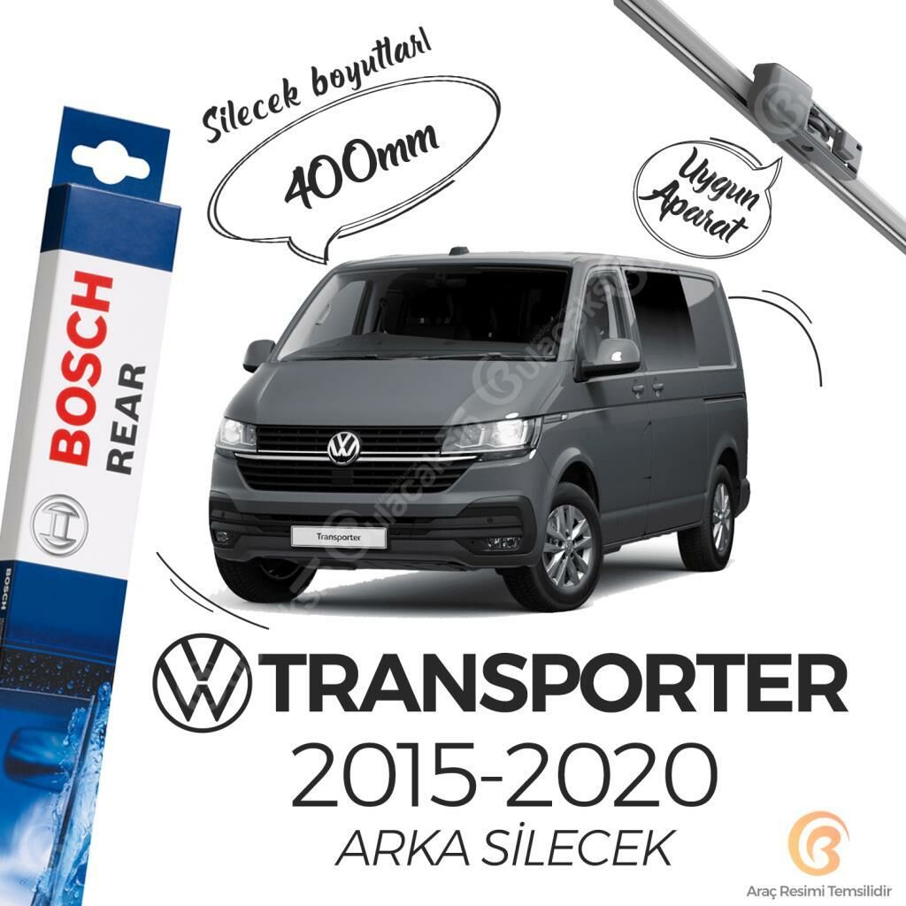 Bosch Rear Arka Silecek VW Transporter T6 2015-2020 ile uyumlu
