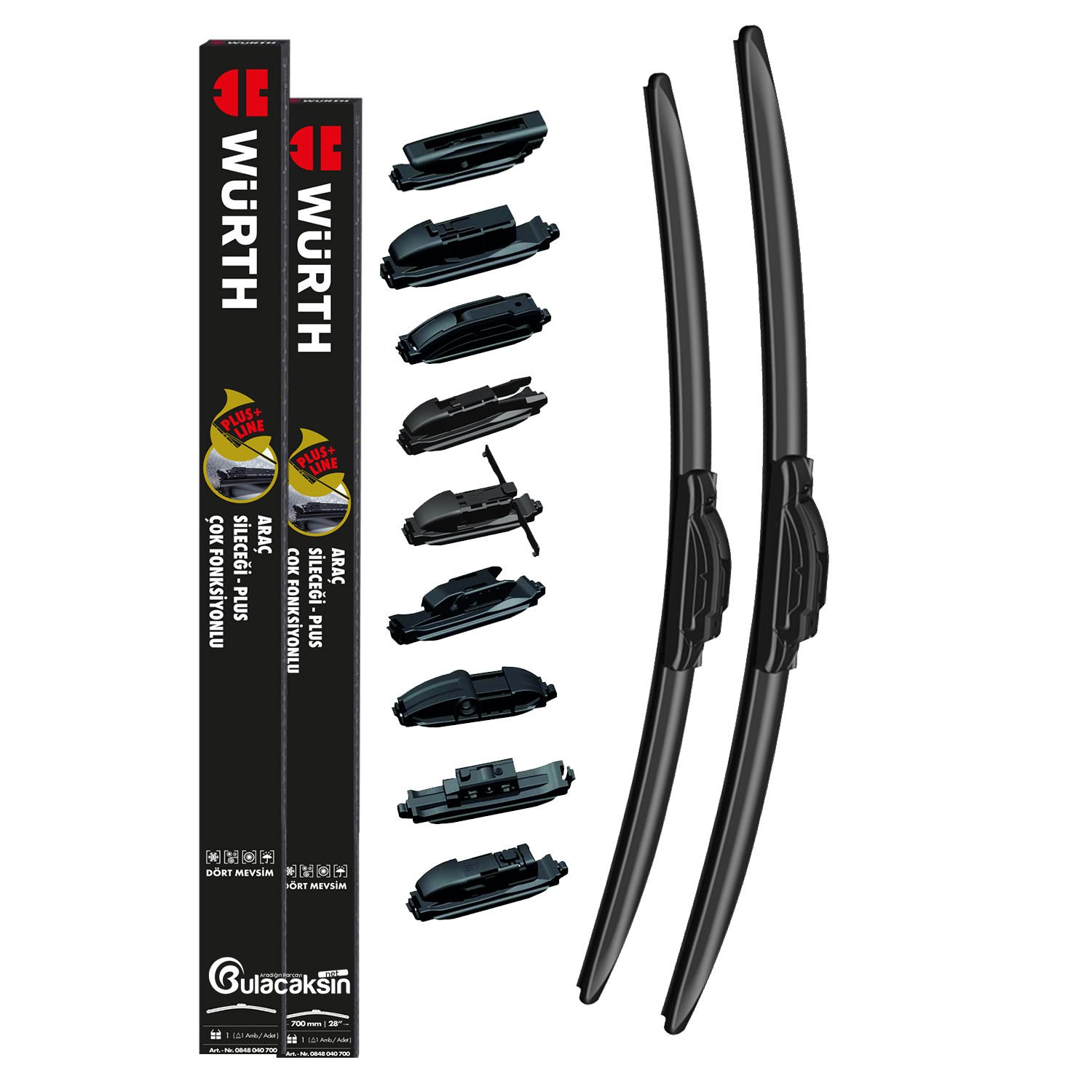 Würth Muz Silecek Takımı Mitsubishi Lancer 2009-2013 ile uyumlu
