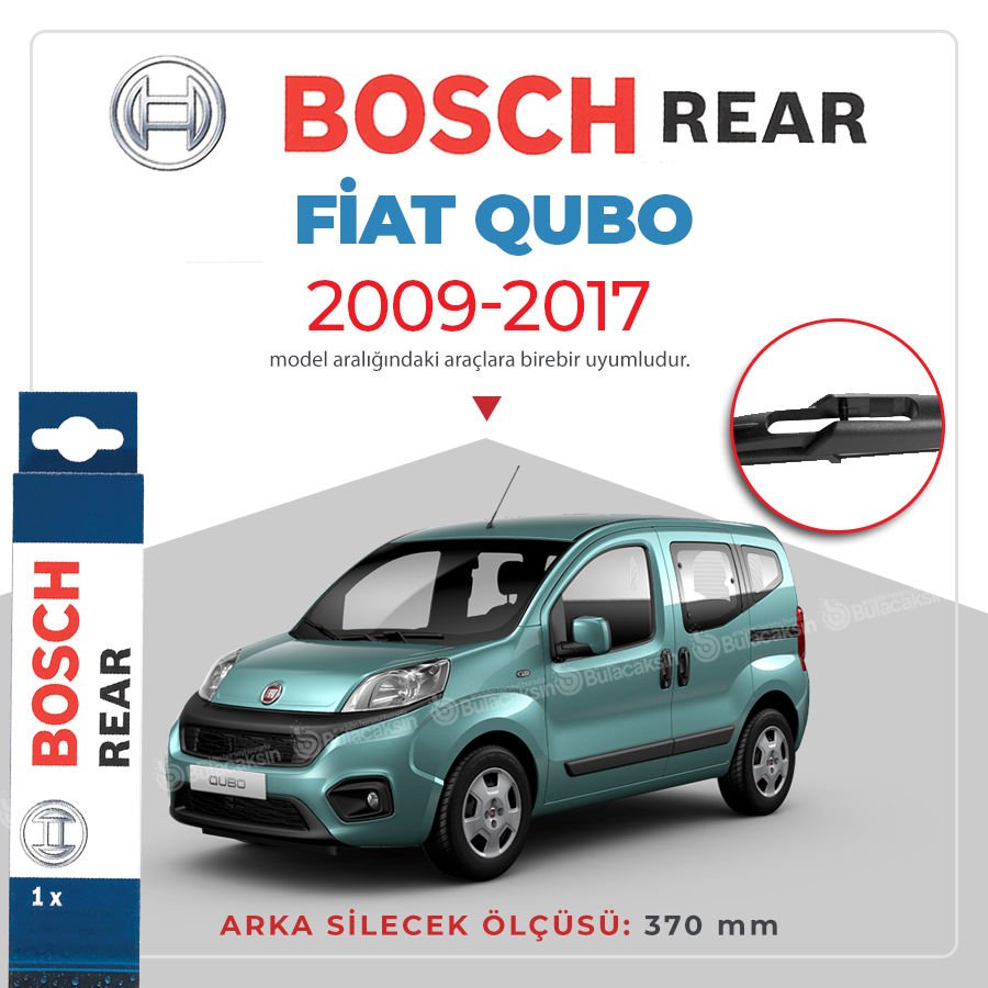 Bosch Rear Arka Silecek Fiat Qubo 2009-2017 ile uyumlu