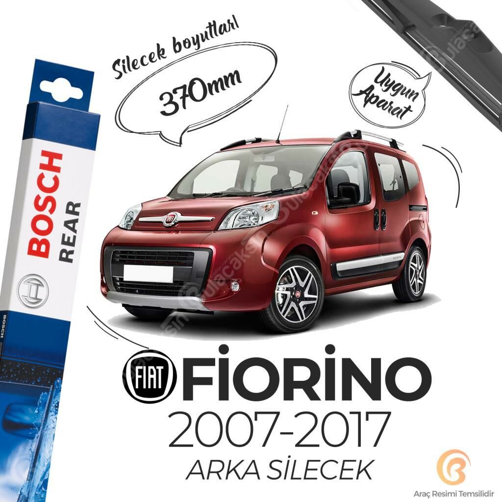 Bosch Rear Arka Silecek Fiat Fiorino 2007-2017 ile uyumlu