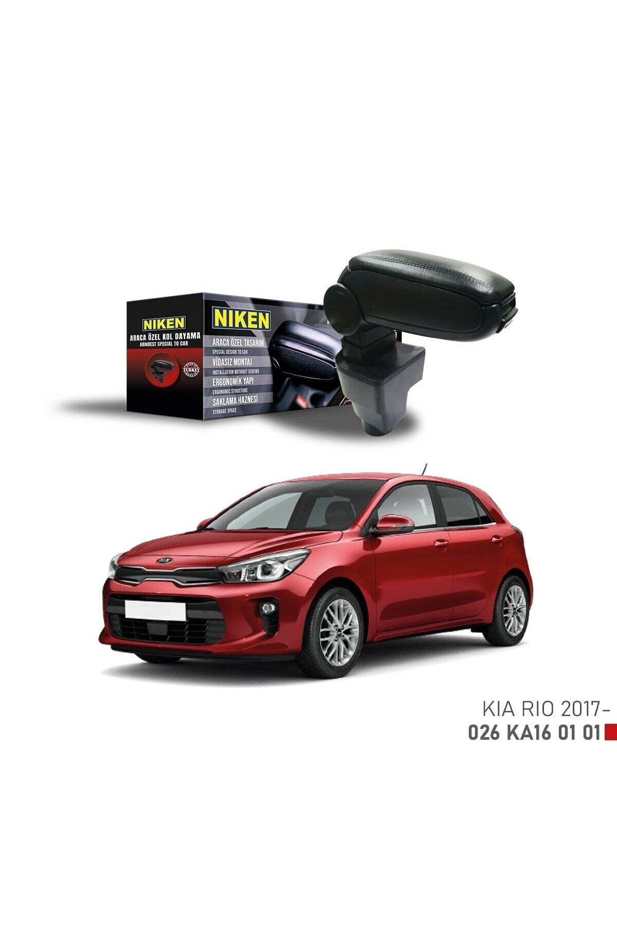 Kia Rio Araca Özel Kol Dayama Kolçak 2017 sonrası Niken