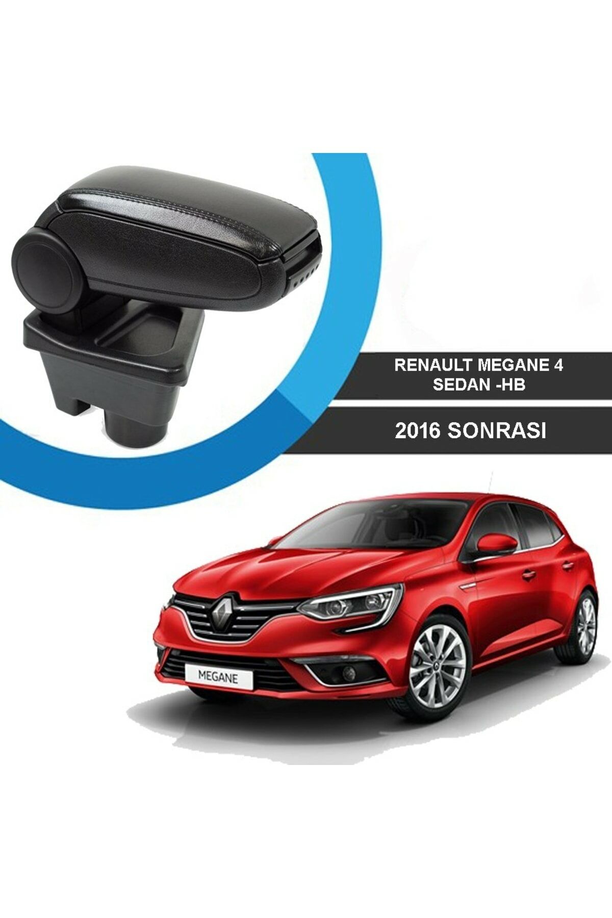 Renault Megane 4 Araca Özel Kol Dayama Kolçak (2016-2021) Niken