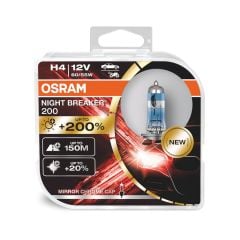 Osram Night Breaker 200 H4 Ampül 2 Adet -  %200 Fazla Işık