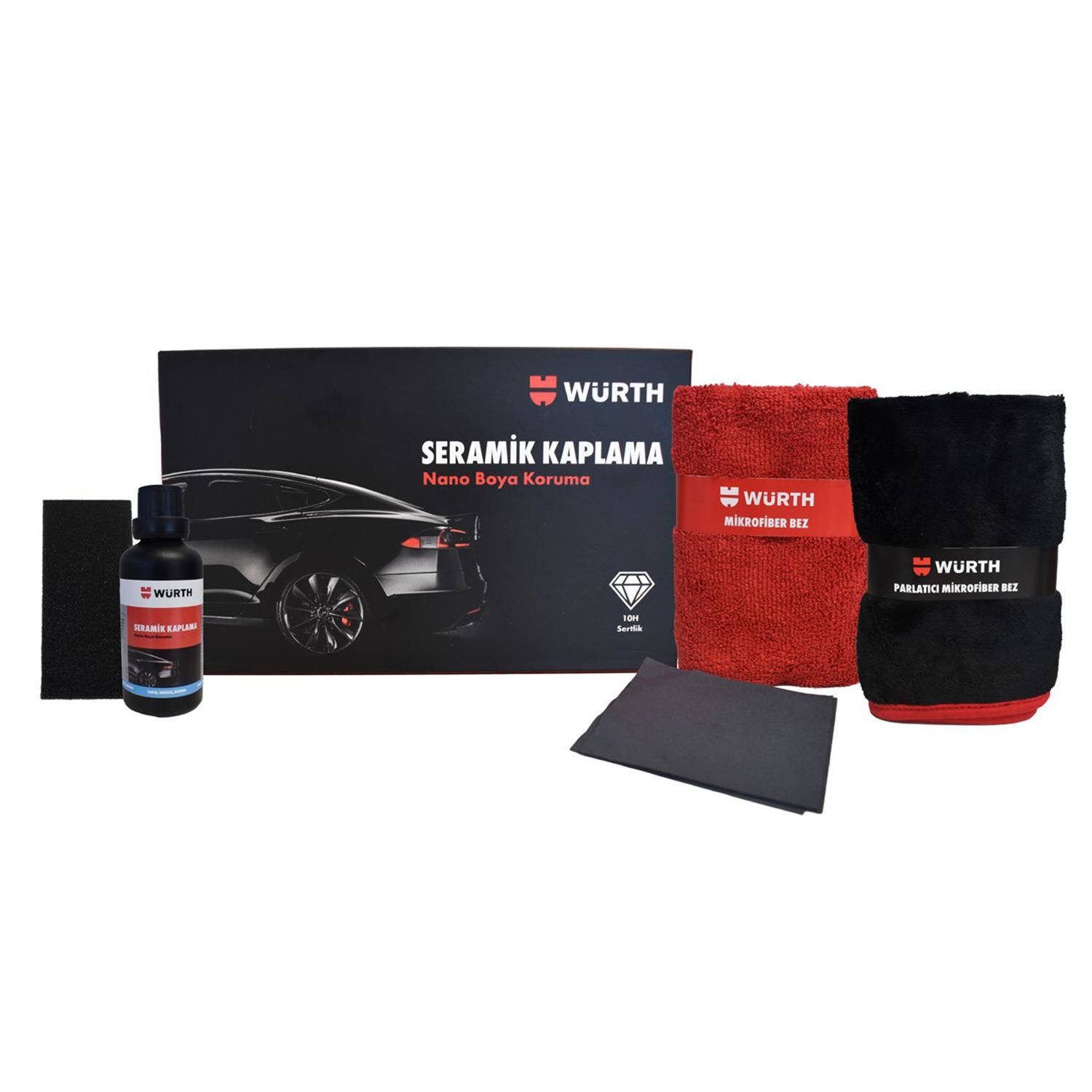 Würth 10H Seramik Kaplama Seti Nano Boya Koruma 50ml