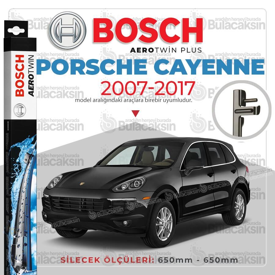 Porsche Cayenne Muz Silecek Takımı (2007-2017) Bosch Aerotwin